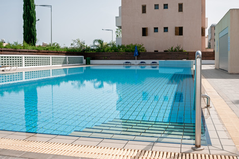 Large Swimming Pool with Easy Access Steps